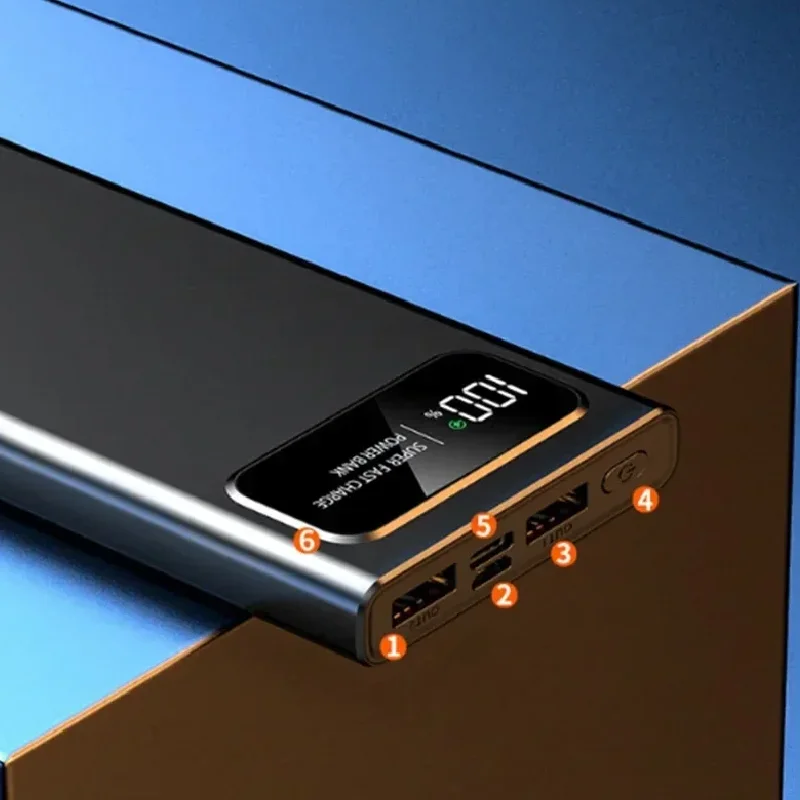 120W super fast charging 10000/20000mAh portable external battery provides mobile power for Apple Xiaomi Huawei mobile phones