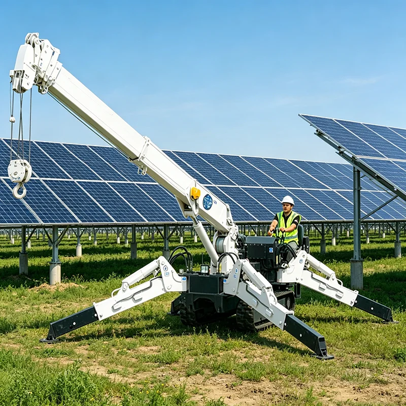 Spider Lifting Construction Crane Tracked Hoist Stable running crawler crane for high-rise building construction