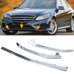 Front Bumper Lower Lip Trim For Mercedes Benz E-Class W212 E350 2014 2015 2016 Chrome Trim Molding A2128852774 A2128852774