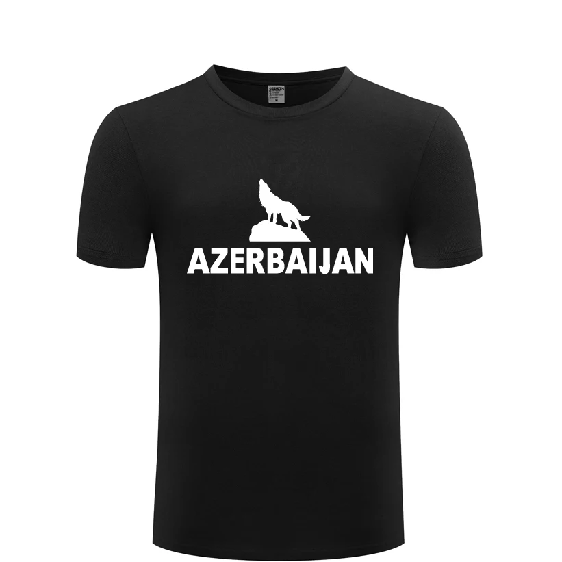 Azerbaijan Baku Men T-shirt Summer Fashion Funny High Quality Printing Casual Cotton Round-neck Short Sleeve Eu Size Tee Shirts