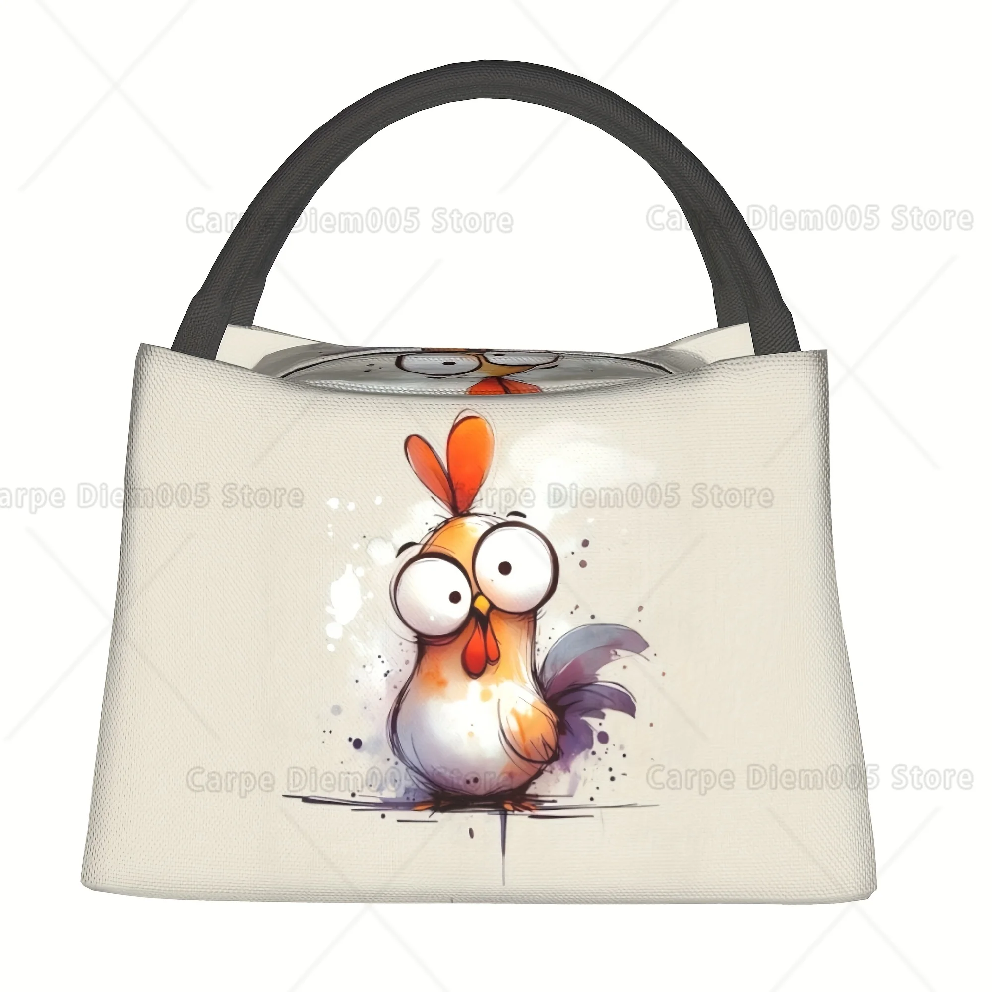 قطعة واحدة من نمط الديك المرجعي، حقيبة مبردة محمولة وقابلة لإعادة الاستخدام، حقيبة غداء معزولة، منتج يجب اقتناؤه لشواطئ التخييم