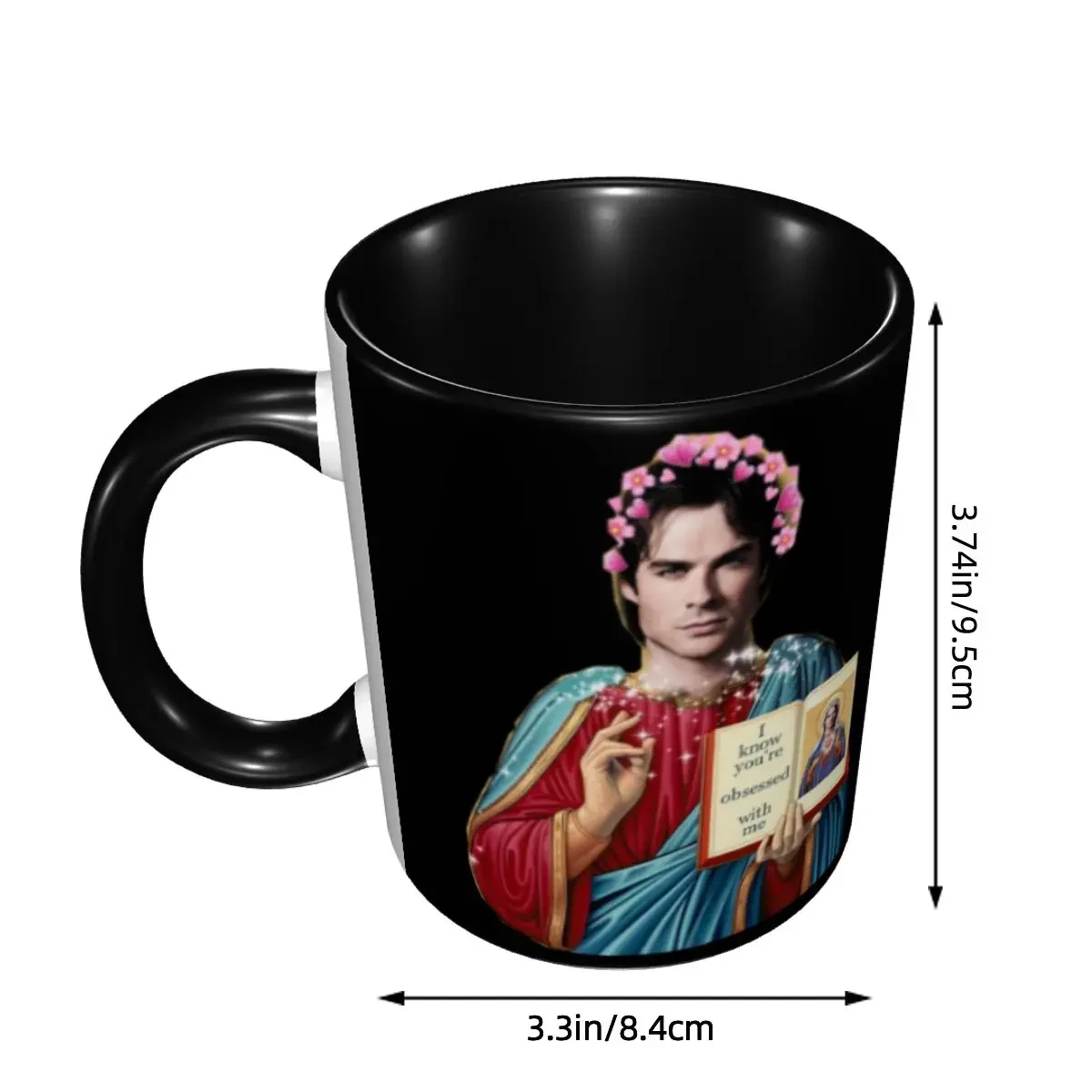 Personalized The Vampire Diaries Damon Salvatore Coffee Mugs DIY Ceramic Milk Tea Cup