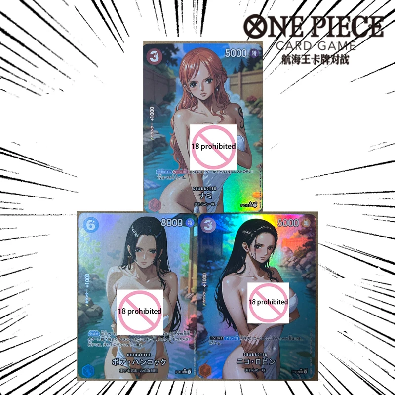 

3 шт./компл. One Piece Diy Self Control Collect Signature Trading флэш-карта аниме мультфильм подарок Нами