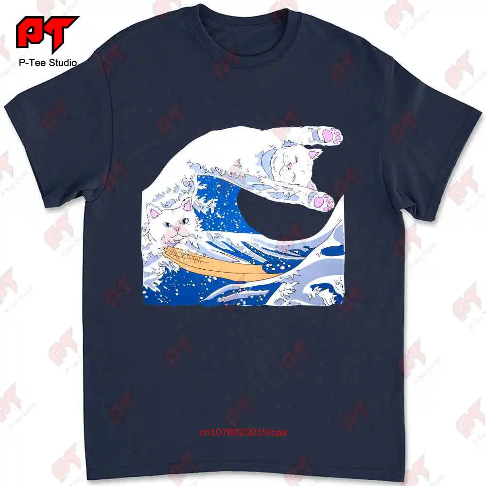 Genuine Rip Cat Dip Great Wave T-shirt BR1K