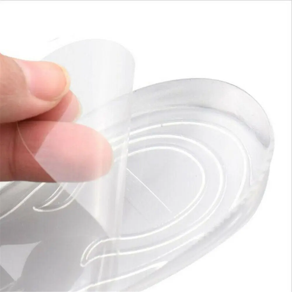 1 Pair Shoe Accessories Invisible Portable Soft Taller Height Increase Shoe Insoles Silicone Gel Heel Insert Pad