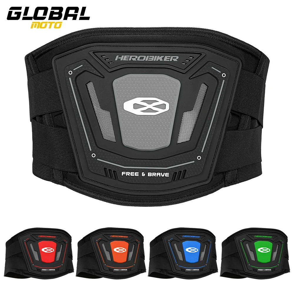 

Motorcycle Waist Protector Adjustable Motorbike Protection Protective Belt Anti-Fall Motocross Riding Waist Protector Breathable