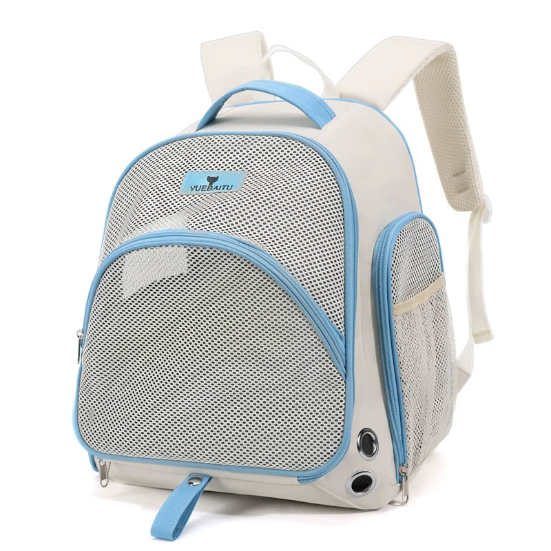 Large Space Portable Double Shoulder Pet Carrier Bag for Cats And Dogs Breathable Outer Space Outdoor Travel Bag