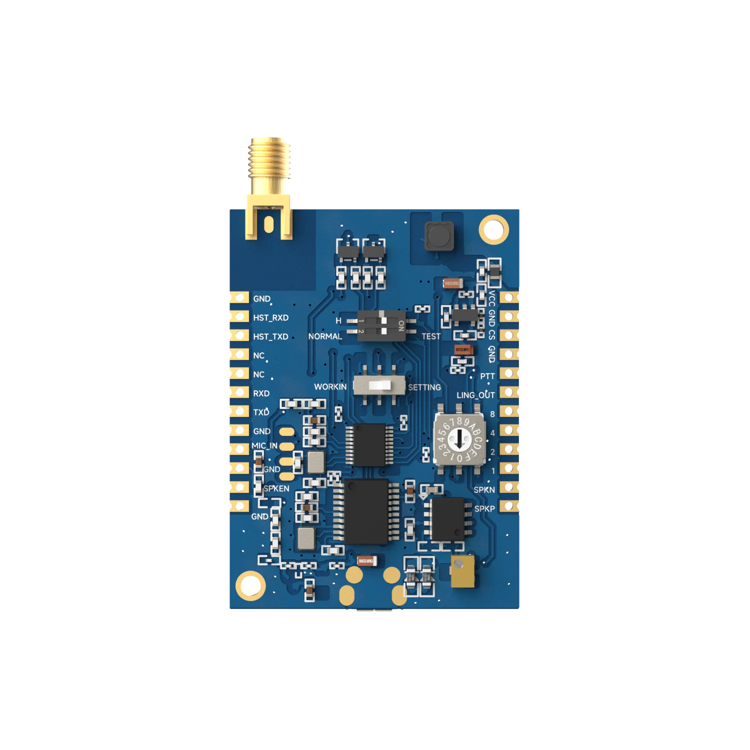 2 sztuk/partia DMR828S-AMBE 2W UHF400-480MHz 8Km daleki zasięg wysoka jakość głosu DMR/analogowy moduł Walkie Talkie