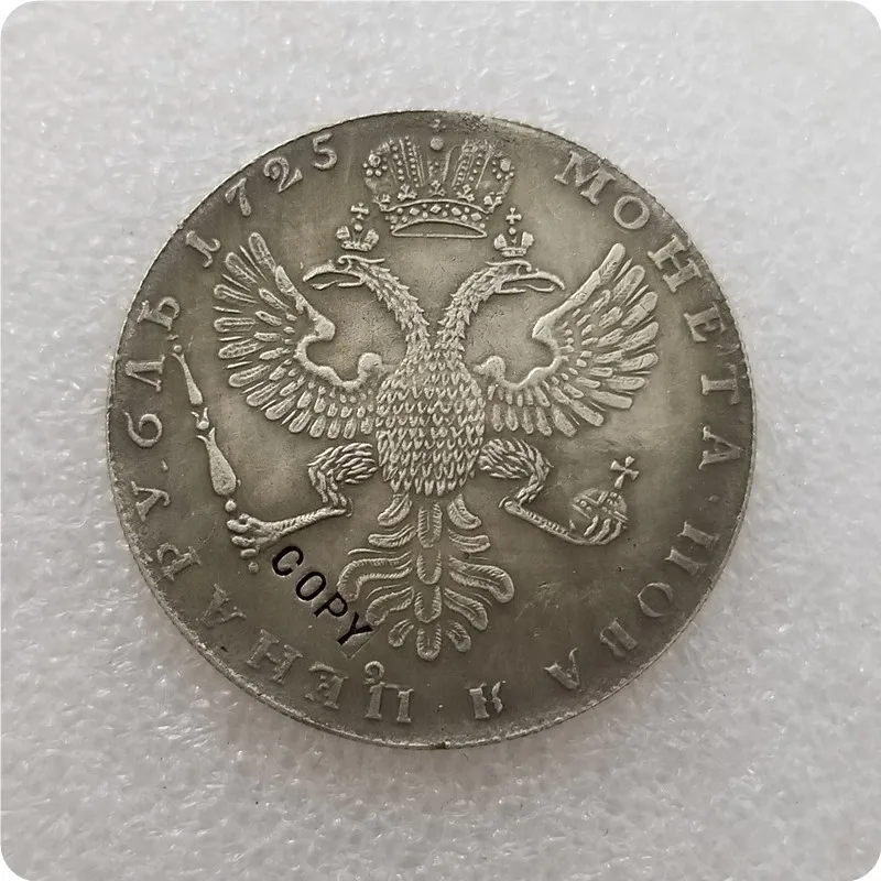 1 ROUBLE 1725 RUSSIA Ekaterina I  COPY commemorative coins-replica coins medal coins collectibles