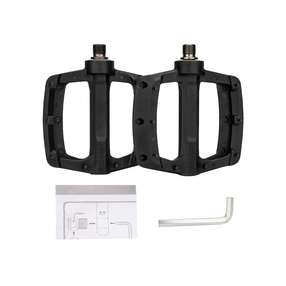 nylon-fiber-3-bearing-bicycle-pedals-9-16-inch-anti-slip-platform-for-am-mountain-rides-for-dh-downhill-cycling