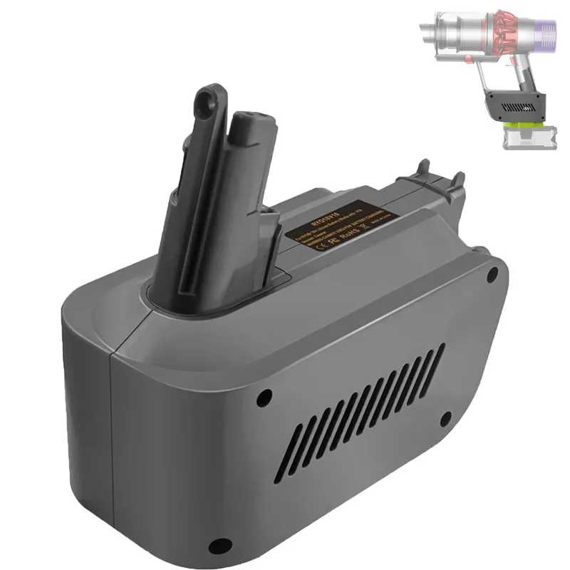 

RYO18V10 Battery Adapter Compatible with For RYOBI 18V ONE+ Batteries Converts To for Dyson V10 Cordless Handheld Vacuum Cleaner