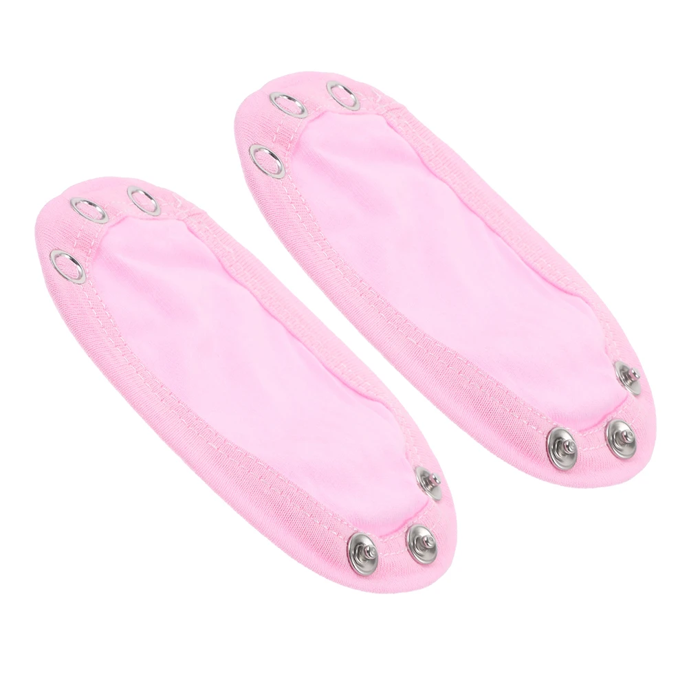 

2 Pcs Baby Grow Extender Double Layer Cotton Bodysuit Adjustable Snap Button Long Pad For Newborn Romper Leak Protection