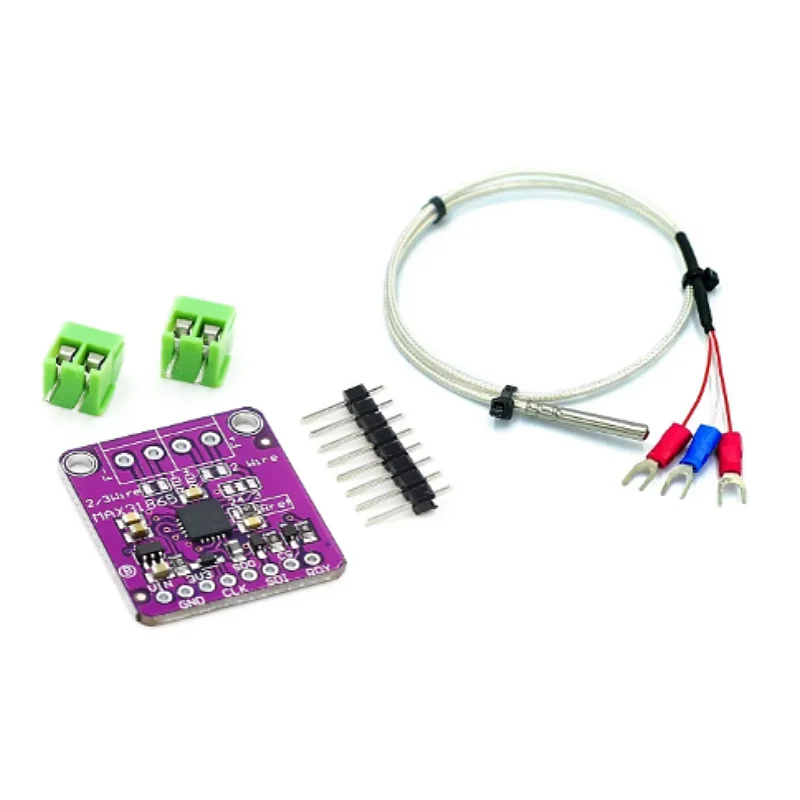 MAX31865 Platinum resistance Temperature sensor Detector module temperature acquisition RTD/PT100-PT1000