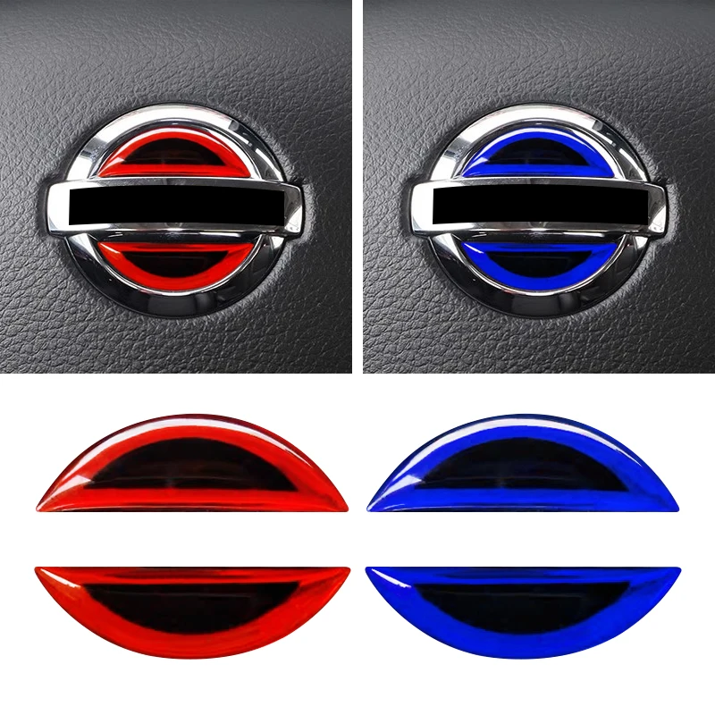 Car Steering Wheel Sequins Stickers Inner Cover For Nissan Qashqai J11 J10 X-trail T32 Juke Altima Sentra Micra Leaf Accessories