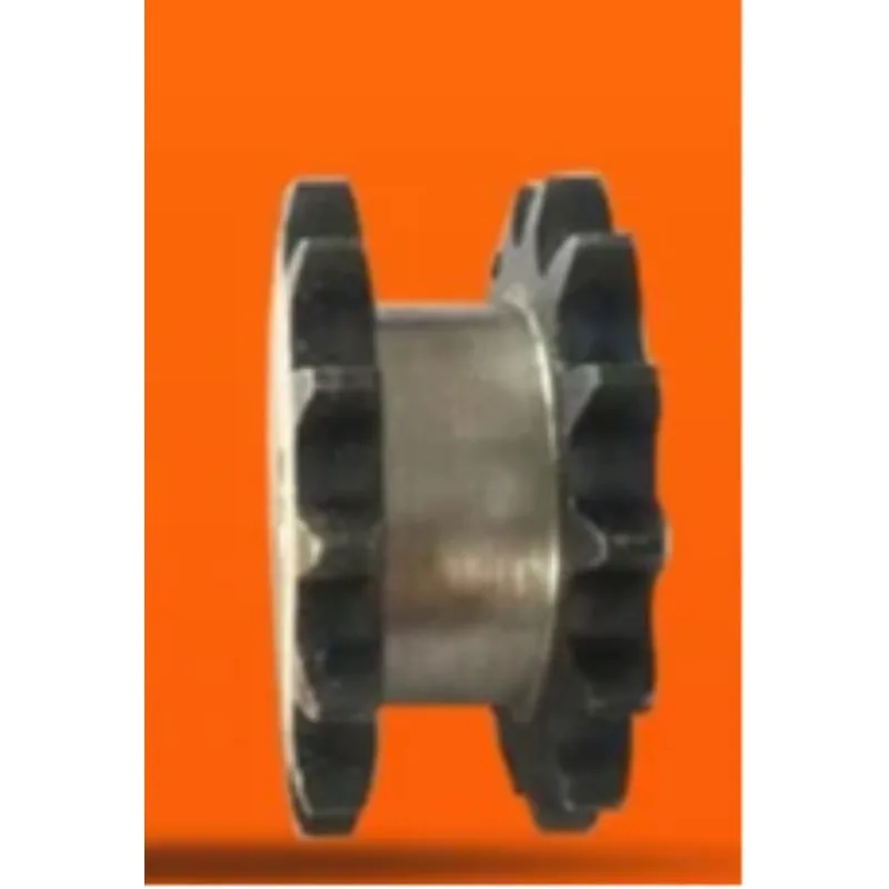 200PCS  45 steel 3 minutes (06B) 12 teeth 22mm groove key 5mm fake double row double drive sprocket teeth customized gear