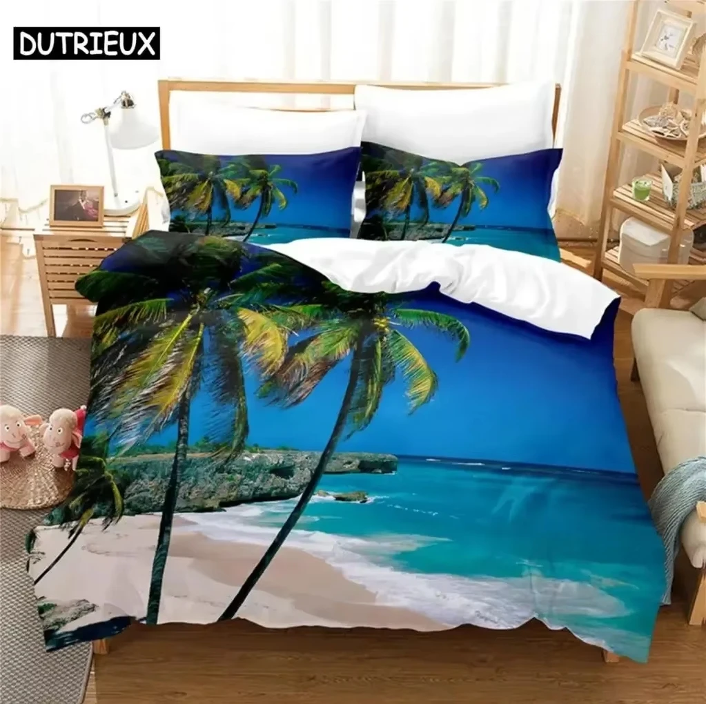 

Coconut Tree Bedding Set Duvet Cover Set 3d Bedding Digital Printing Bed Linen Queen Size Bedding Set Fashion Design