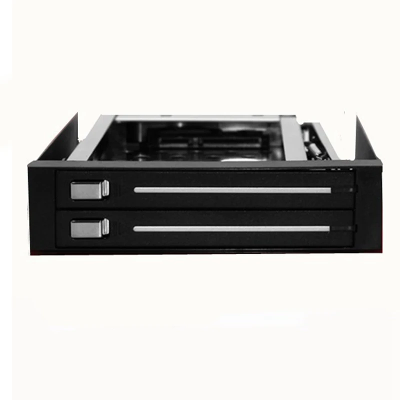 Persevering- 2.5 Inch Floppy Disk Drive Tray 2-Bay Disk Drive SATA for HDD/SSD Hard Disk Enclosure Extraction Box
