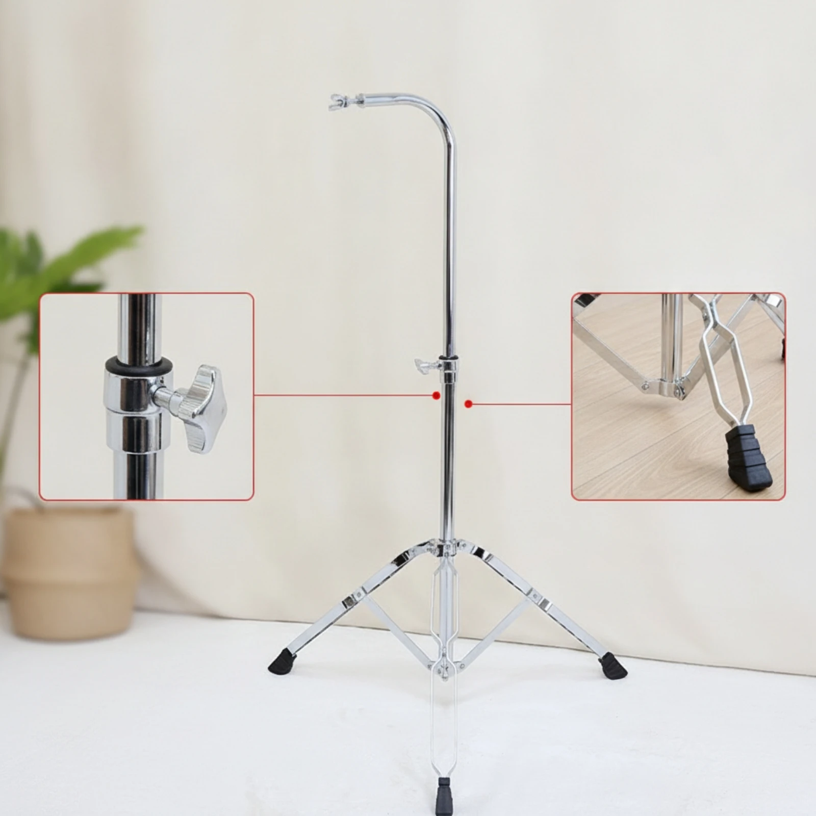 Sound Tree Stand Sturdy Sound Tree Rack Chime Stand with Tripod Base Stable Easy to Assemble for Musicians, Meditation