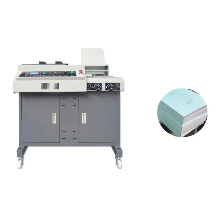 Professional Glue Binding Machine For Books/ Hot Melt Glue Book Hardcover Binder Book Binding Machine