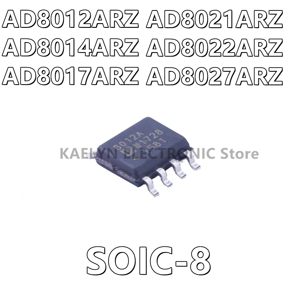 10Pcs/lot AD8012ARZ AD8012 AD8014ARZ AD8014 AD8017ARZ AD8017 AD8021ARZ AD8021 AD8022ARZ AD8022 AD8027ARZ AD8027 SOIC-8