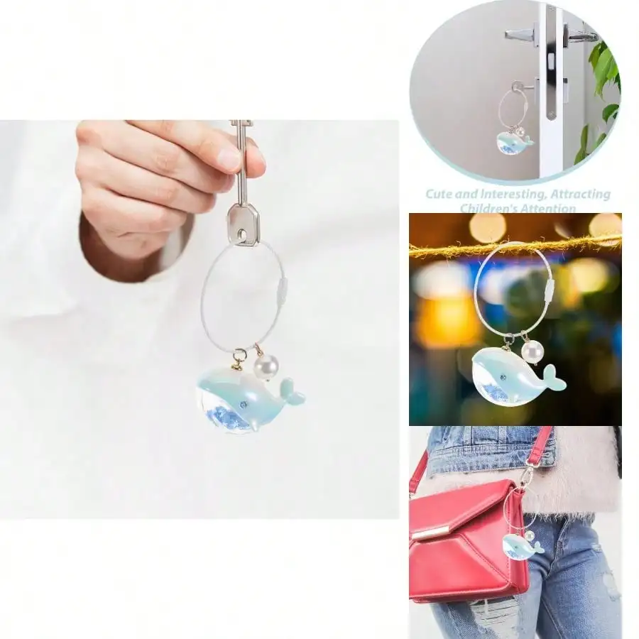 

Dolphin Keychain, Cute Nar Whal Whale Keychain Wifty, Kawaii Car Creative Pendants, Adorable Bag Ornaments Coin Purse Accessories, Valentines Day Colorful Whale Pearl Model For Women
