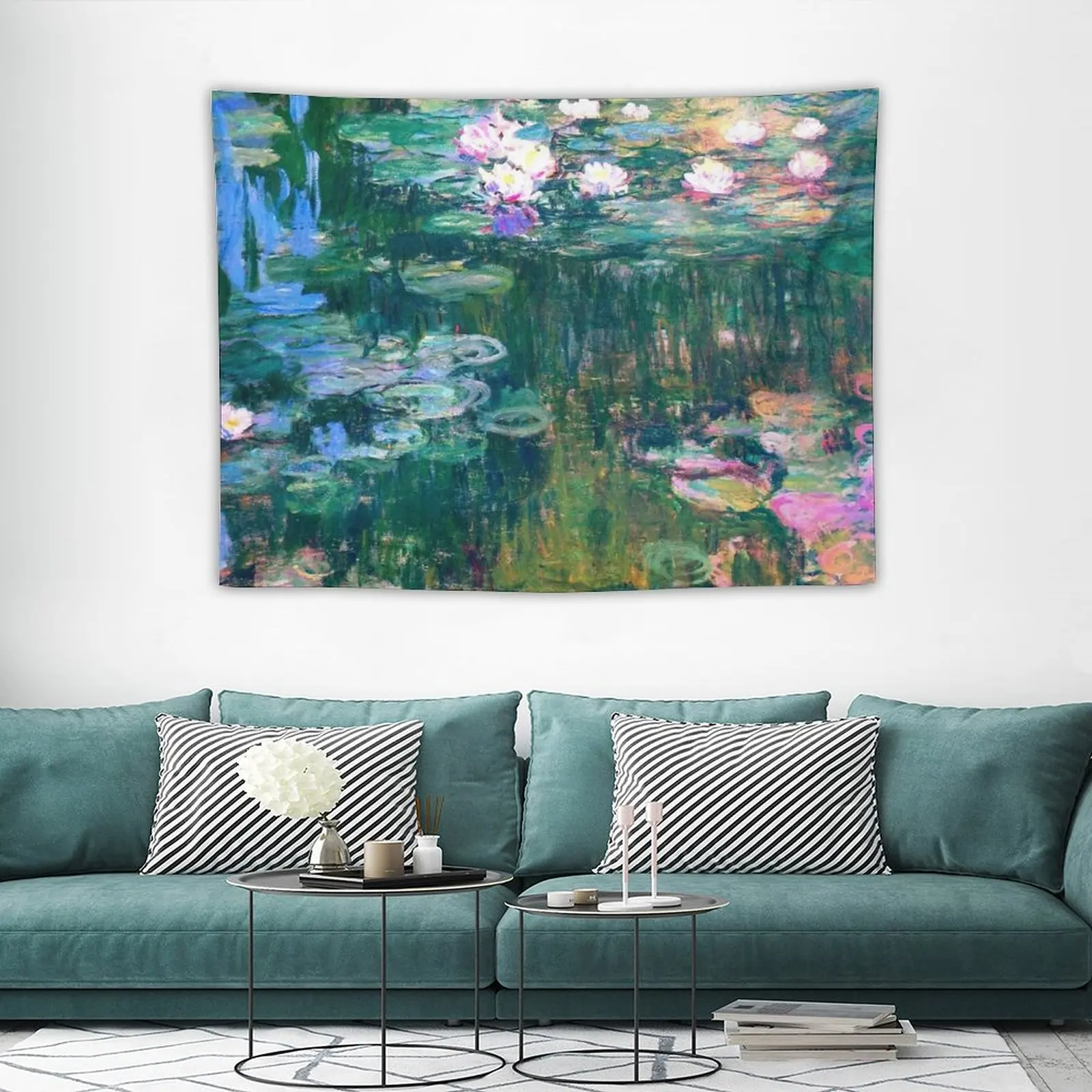 Waterlelies Monet Wandtapijten Wandtapijten Tapestrys Schattig Decor