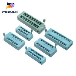 1PCS IC lock seat zif socket Test Universal zif sockets 14Pin/16Pin/18Pin/20Pin/24Pin/28Pin/40Pin 14P/16P/18P/20P/24/28/40P