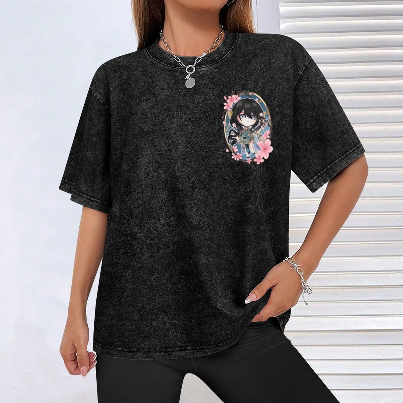 Cute Honkai Star Rail Ruan Mei T-Shirt shirts graphic vintage graphic tee Aesthetic clothing T-shirts for men cotton