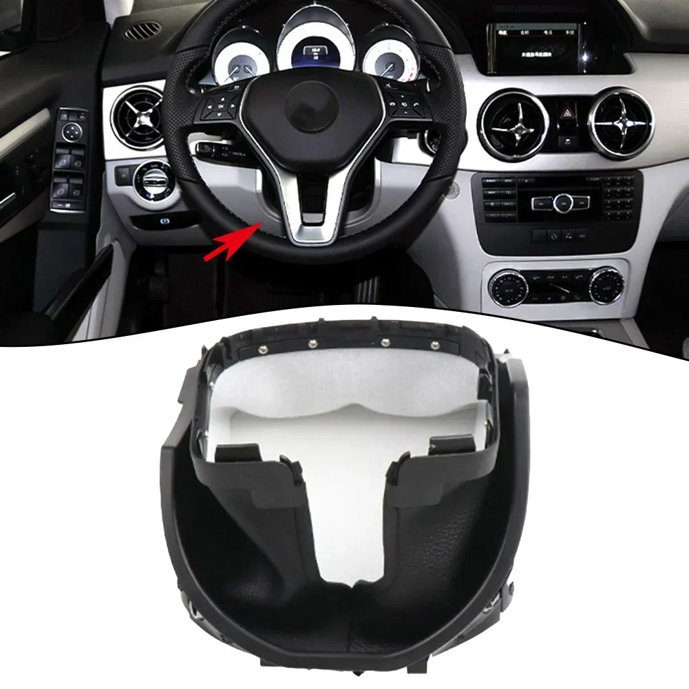 For GLK300 2008-2015 Steering Wheel Column Cover Car Dust Cover Long-Lasting Performance Plastic And PU Easy To Install