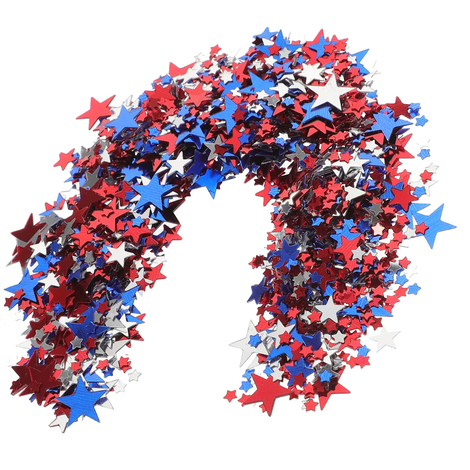 

1 Bag Independence Day Confetti Star Shape Plastic Glitter Table Scatter Decor For Party Wedding Birthday 4Th Of July