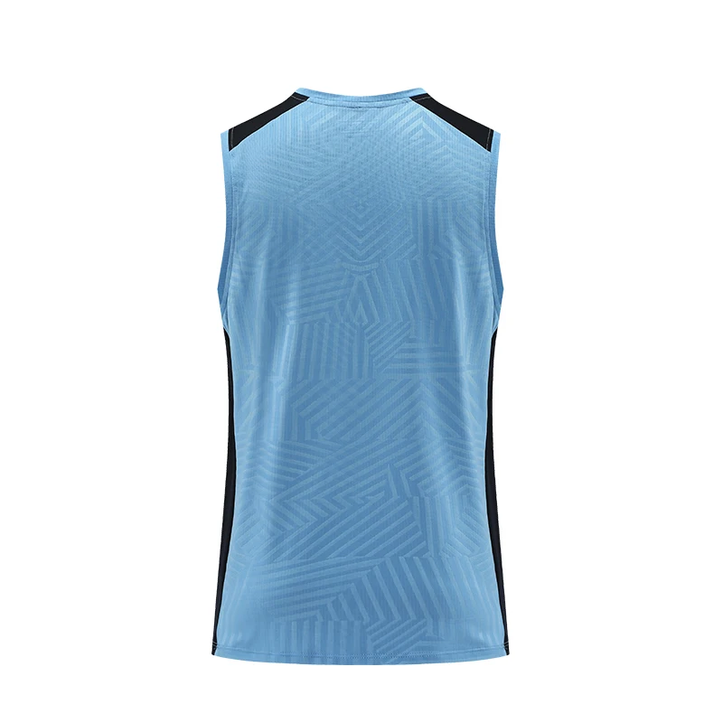 ผู้ชาย Rompi Olahraga อเมริกันการฝึกอบรมเสื้อผ้าผ้าไหม Kemeja Tanpa Lengan วิ่ง Breathable Tank Top เสื้อกั๊ก Gym เสื้อผ้า