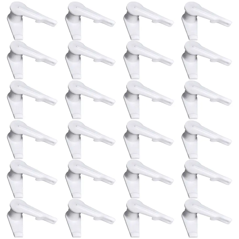 100Pcs Ceiling Lampshade Fixing Clips PP Material Rotatable Lamp Holder Clips Light Cover Clamps Lightweight Lamp Holder