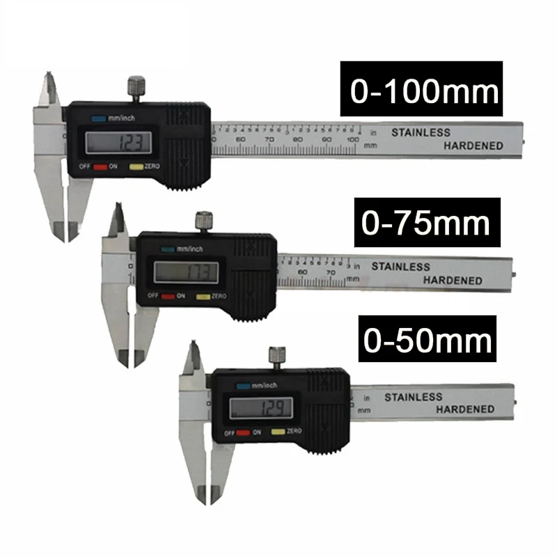 Pied à coulisse numérique de haute qualité en aciier inoxydable 300x60 mm 0,01 mm / pouces unité électronique en métal Limit CAD300PQ | Contact TORROS