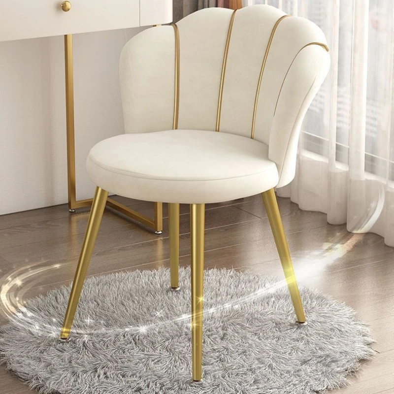 

Nordic Dressing Chair Designer Home Armchair Living Room with Backrest Fashion Fauteuil Salon Household Essentials Bedroom Chair
