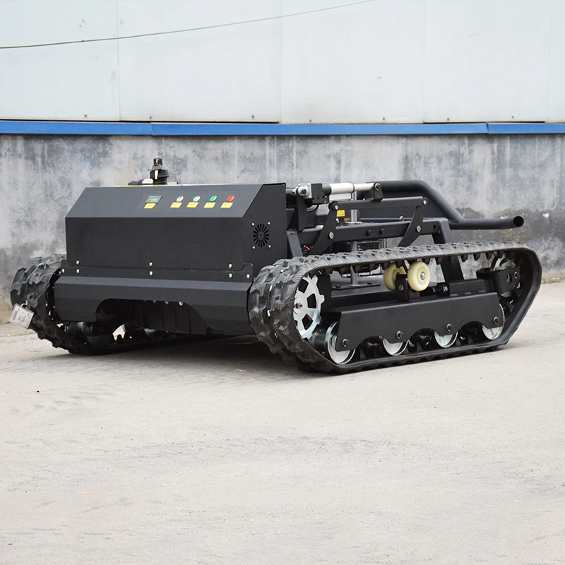 Customized Remote-Controlled Lawn Mower, Small Multifunctional Four Stroke Crawler Lawn Mower, Garden Farm Lawn Mower