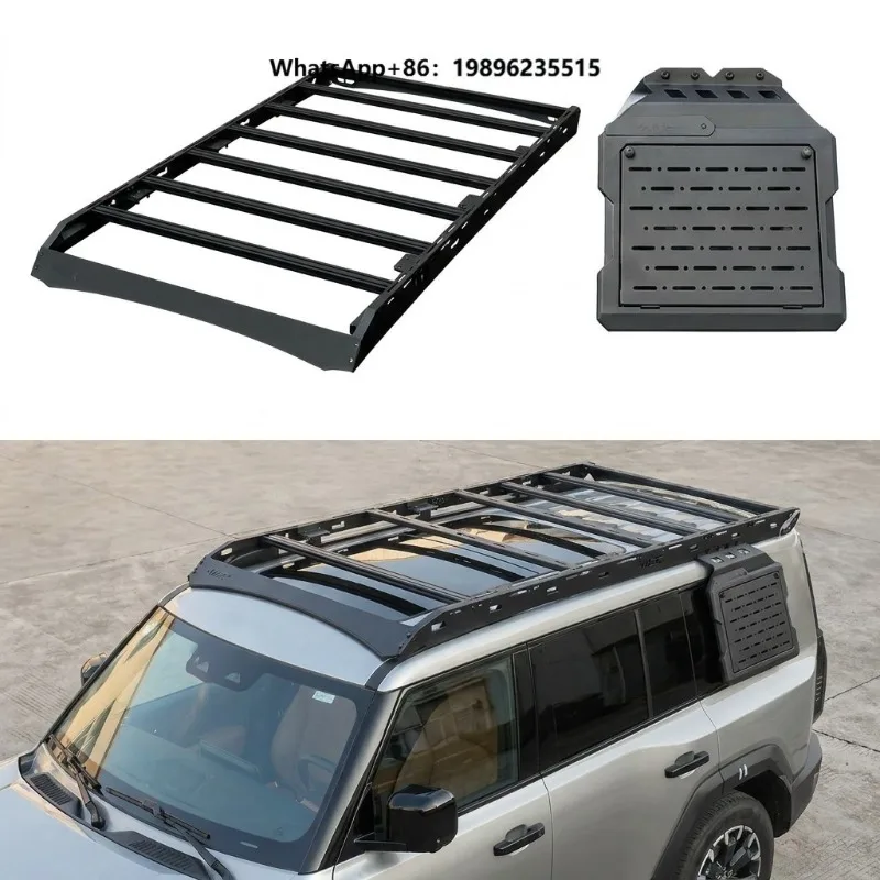 For  Car Roof Racks Side Box Side Ladder Aluminum Roof Rack