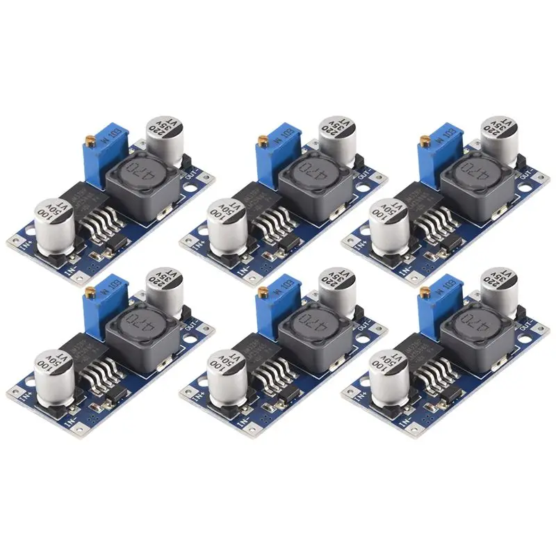 6 Pack LM2596 DC To DC Buck Converter 3.0-40V To 1.5-35V Power Supply Step Down Module (6 Pack)-A09I - view 3