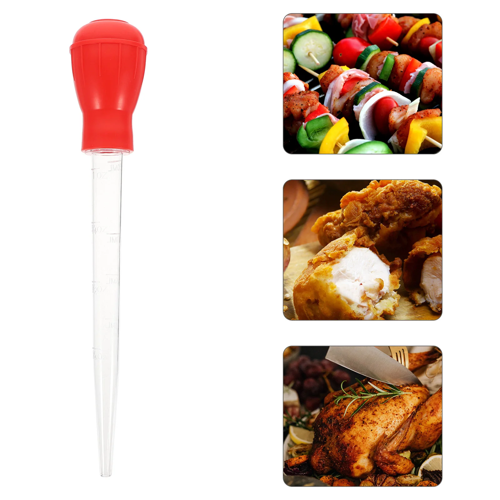 

Oil Dropper Turkey Baster Syringe Kitchen Gadgets Seasoning Pump Drip Tube Milk Cream