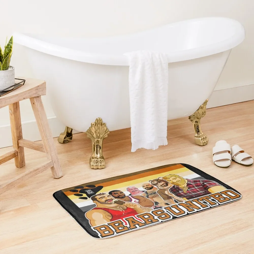 

BEARS UNITED Bath Mat Wc Set Ofs In The Bathroom Anti-Slip Bathtub Mat