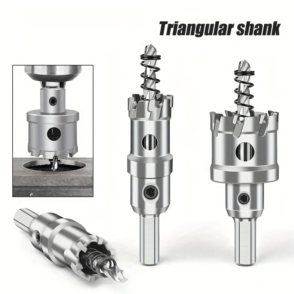 

1pc Alloy Metal Hole Opener, Triangular Shank Drilling, Suitable Multiple Materials Including Cast Iron,Allen Wrench Set