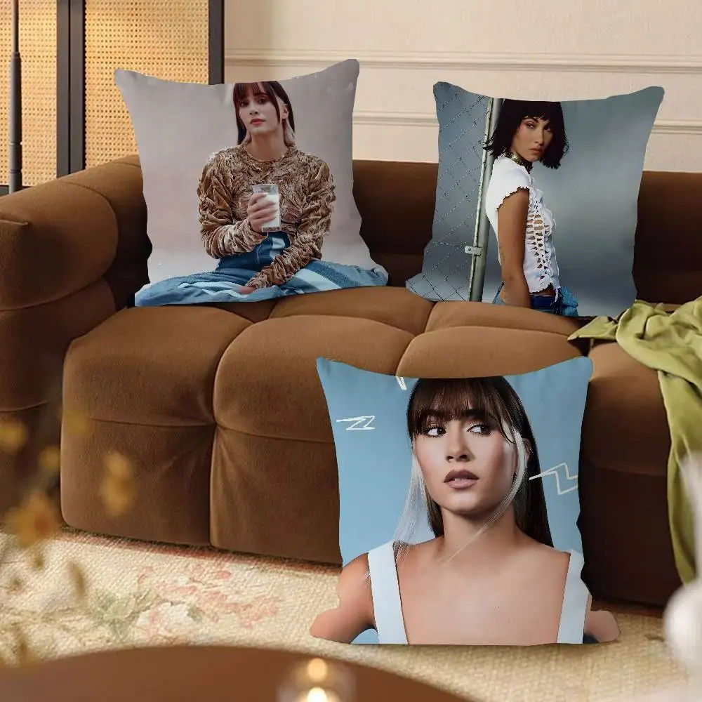 Aitana المغني غرزة محظوظ التنين وسادة غطاء أريكة غطاء الوسادة غرفة المنزل الديكور الأطفال هدية #3