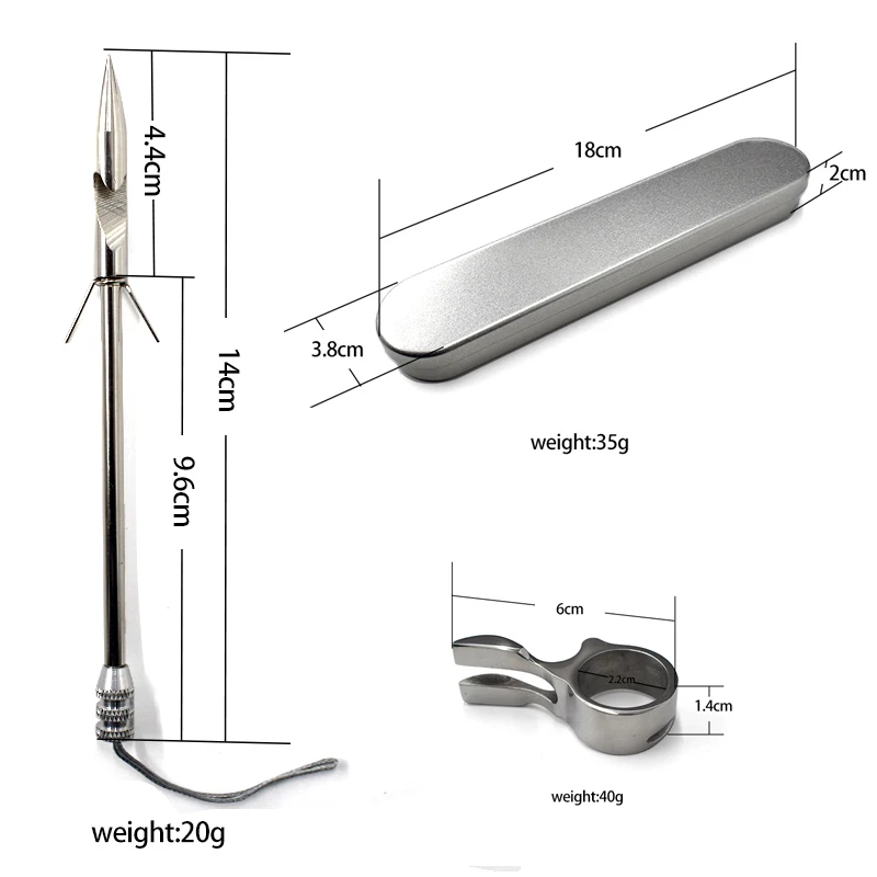 dardo de pescado de caza de acero inoxidable, juego de pesca al aire libre, accesorios de tirachinas, tiro de dardo de pescado, 3 uds./6 uds.