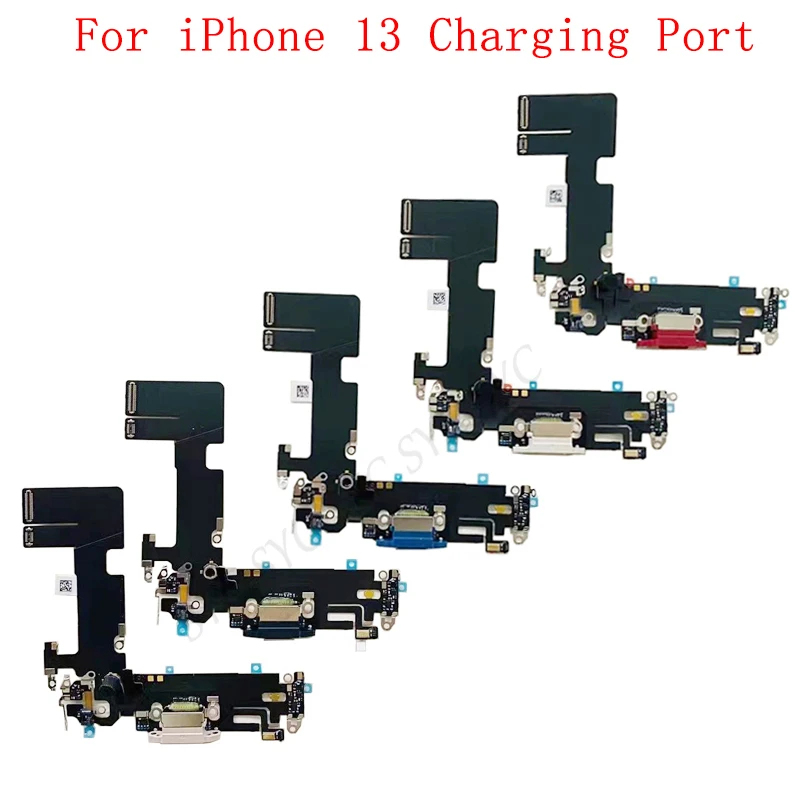 Charging Port Connector Flex Cable For iPhone 13 Mini 13 Pro Max USB Charging with Microphone Repair Parts