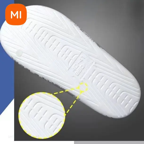 Xiaomi Summer Slippers For Men PVC Soft Comfortable Slippers Indoor Outdoor Wear Soft Thick Beach Couple Cartoon Sandals Shoes