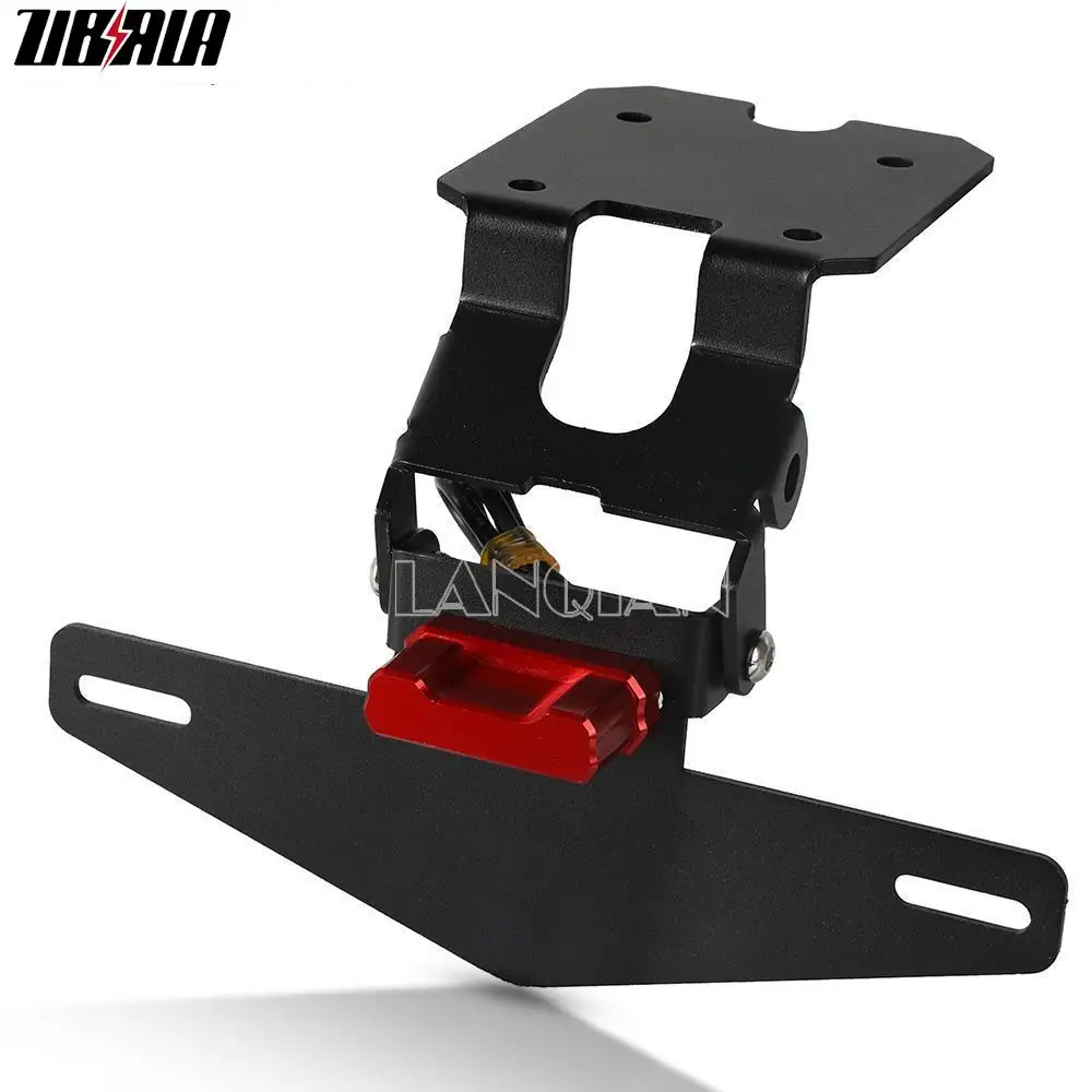 Motorcycle License Plate Bracket Taillight Number Plate Frame Holder Light Mount For Yamaha YZF R15 V3 2017 2018 2019 2020 2021