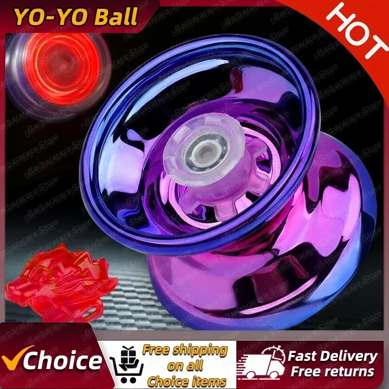 New 4pcs Professional Aluminum Metal Yoyo for Kids and Beginners. Metal Yo YOS for Kids and Adults with Yo Yo Accessories