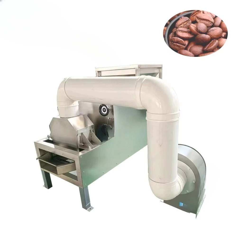جديد الكاكاو الفول الدرس كاكاو/قهوة تقشير المكسرات آلة معالجة المحرك/المحرك كفاءة عالية 500 كجم/ساعة قدرة مطعم #4