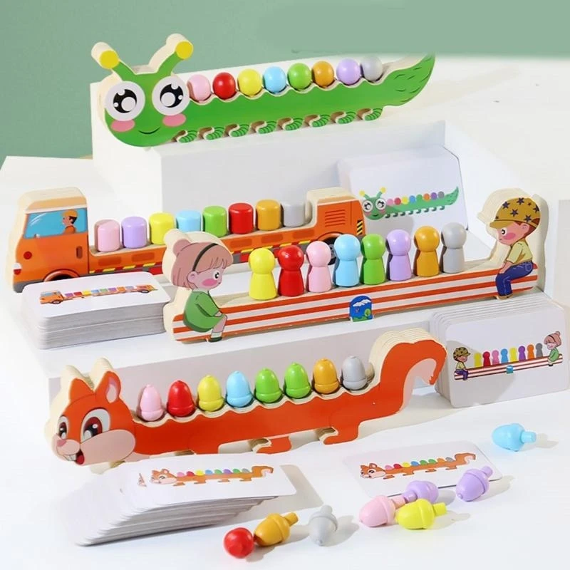 Couleur en bois correspondant à puzzle Jouet éducatif pour les enfants