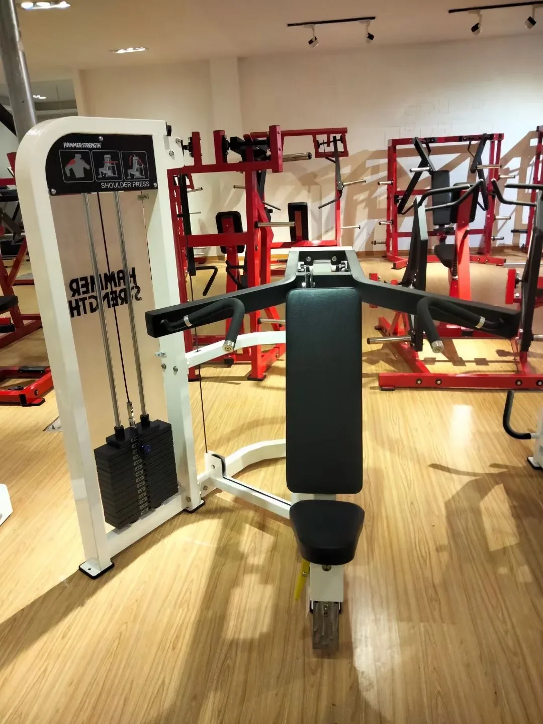 Shoulder Press Seated Chest Press YG Fitness YG-8002 commercial gym equipment pin loaded Dual functional