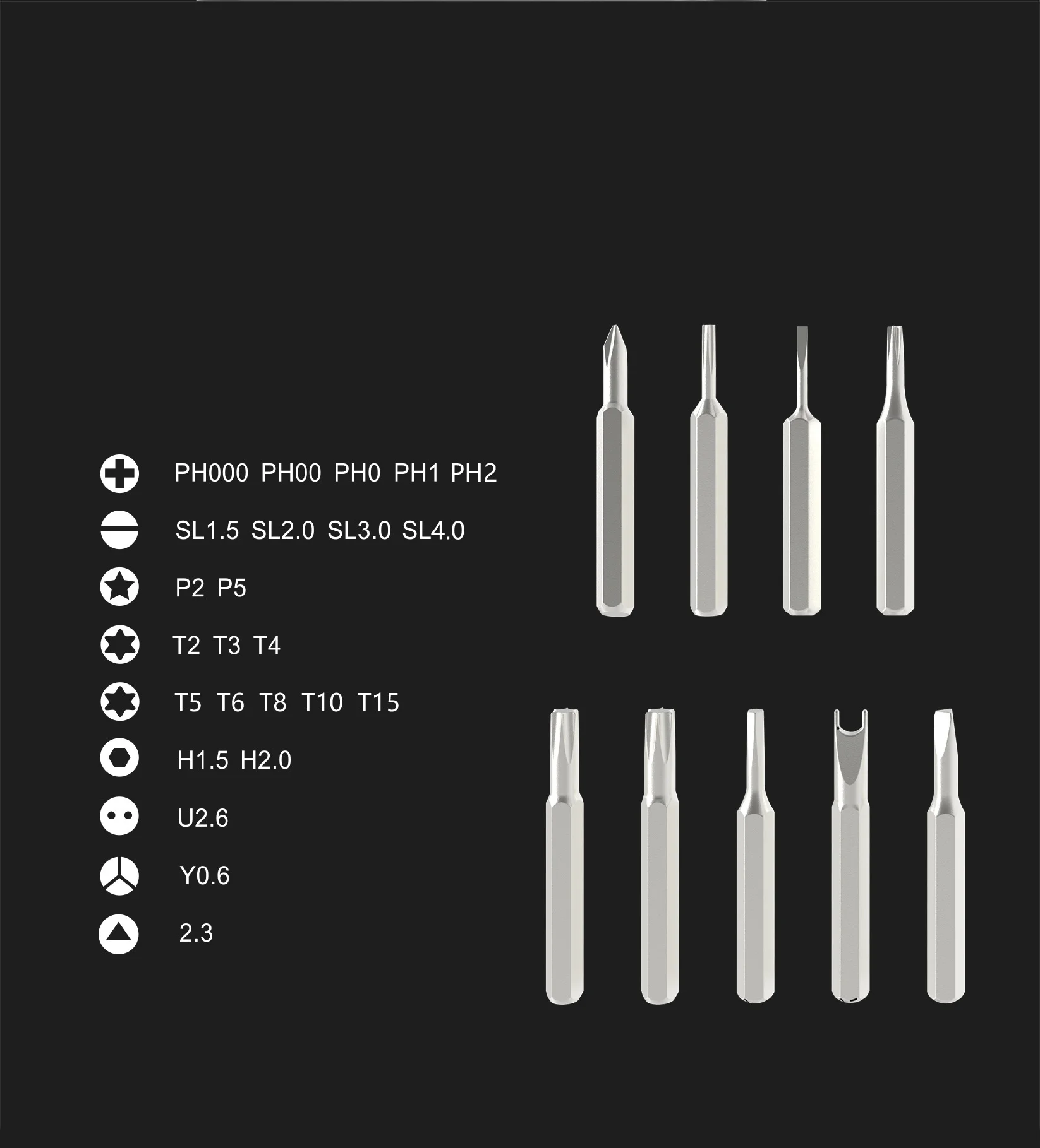 25 In 1 Magnetic Precision Screwdriver Kit With 24 Pcs Mini Pocket Screwdriver Set Small Repair Set For Mobile Phone/PC/Camera